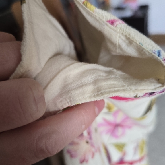 Lands End Cotton Floral Knee-Length Sundress with Pockets - Picture 7 of 12